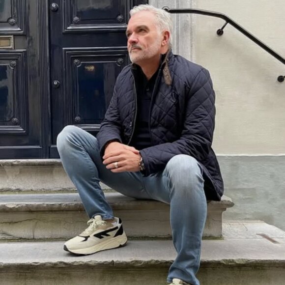 BARBOUR LUTZ Men's Quilted Jacket in Navy MSRP$380 Rugged & Sophisticated - Picture 6 of 16